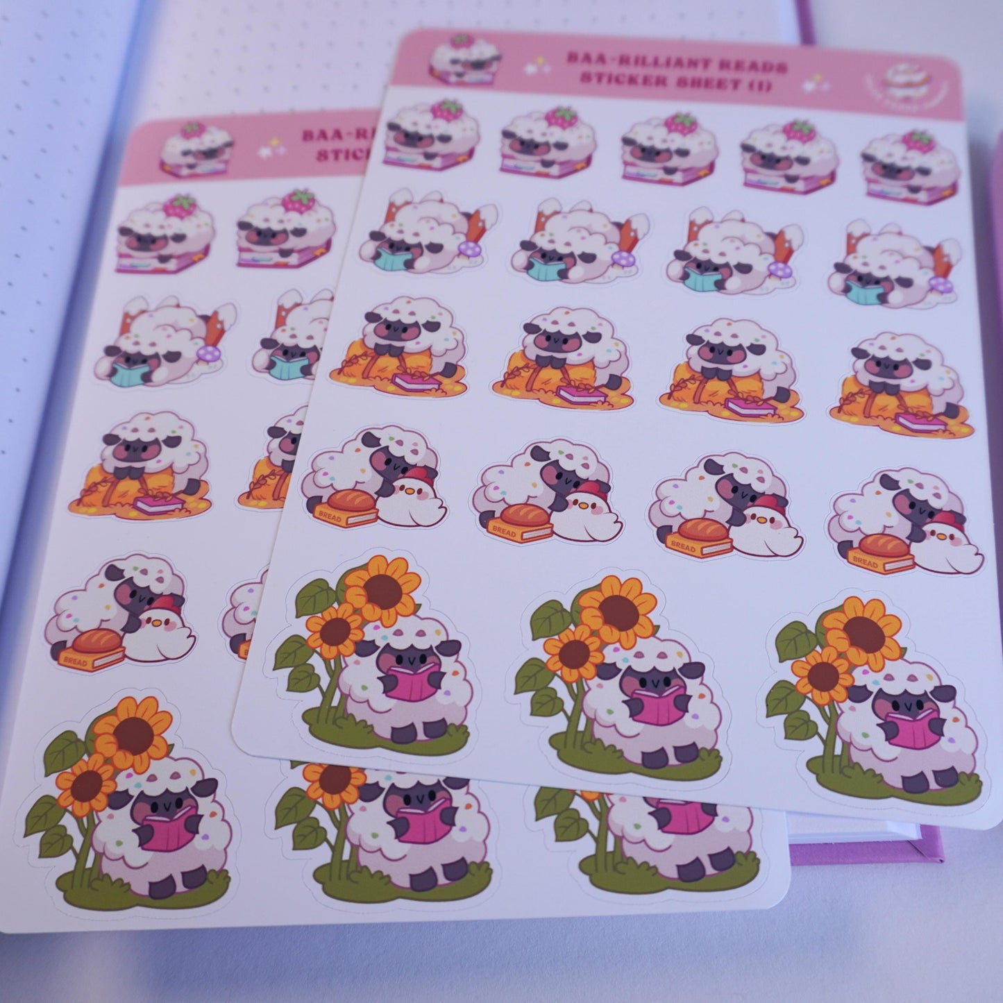 Baa-rilliant Reads (1) sticker sheet