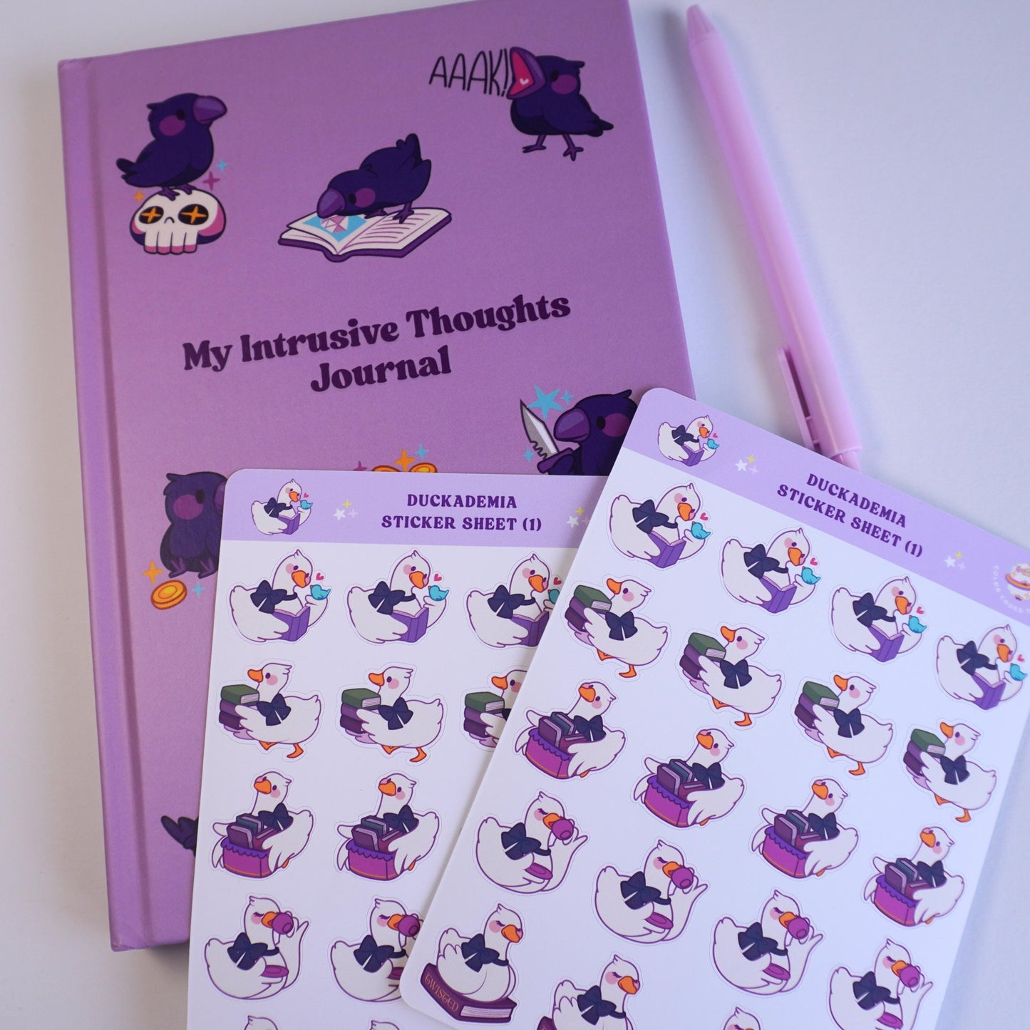 Duckademia (1) sticker sheet