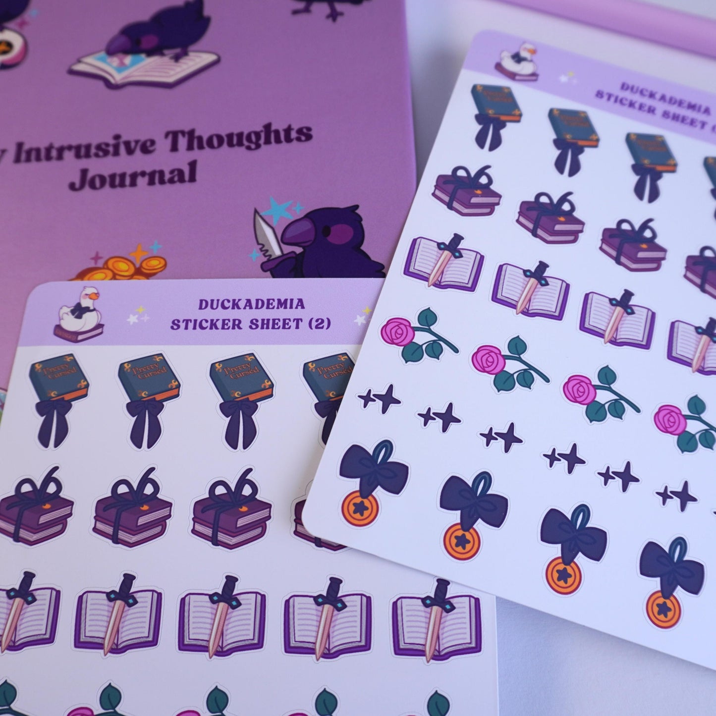 Duckademia (2) sticker sheet