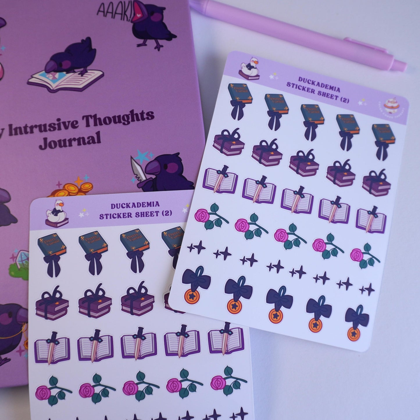 Duckademia (2) sticker sheet