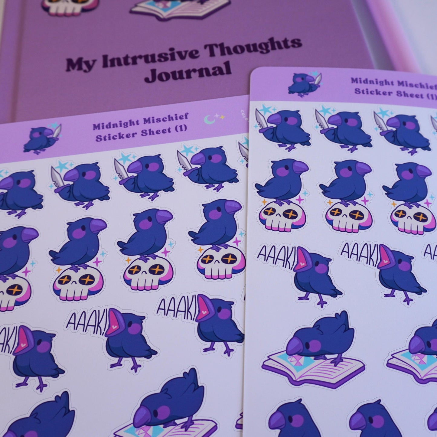 Midnight Mischief (1) sticker sheet