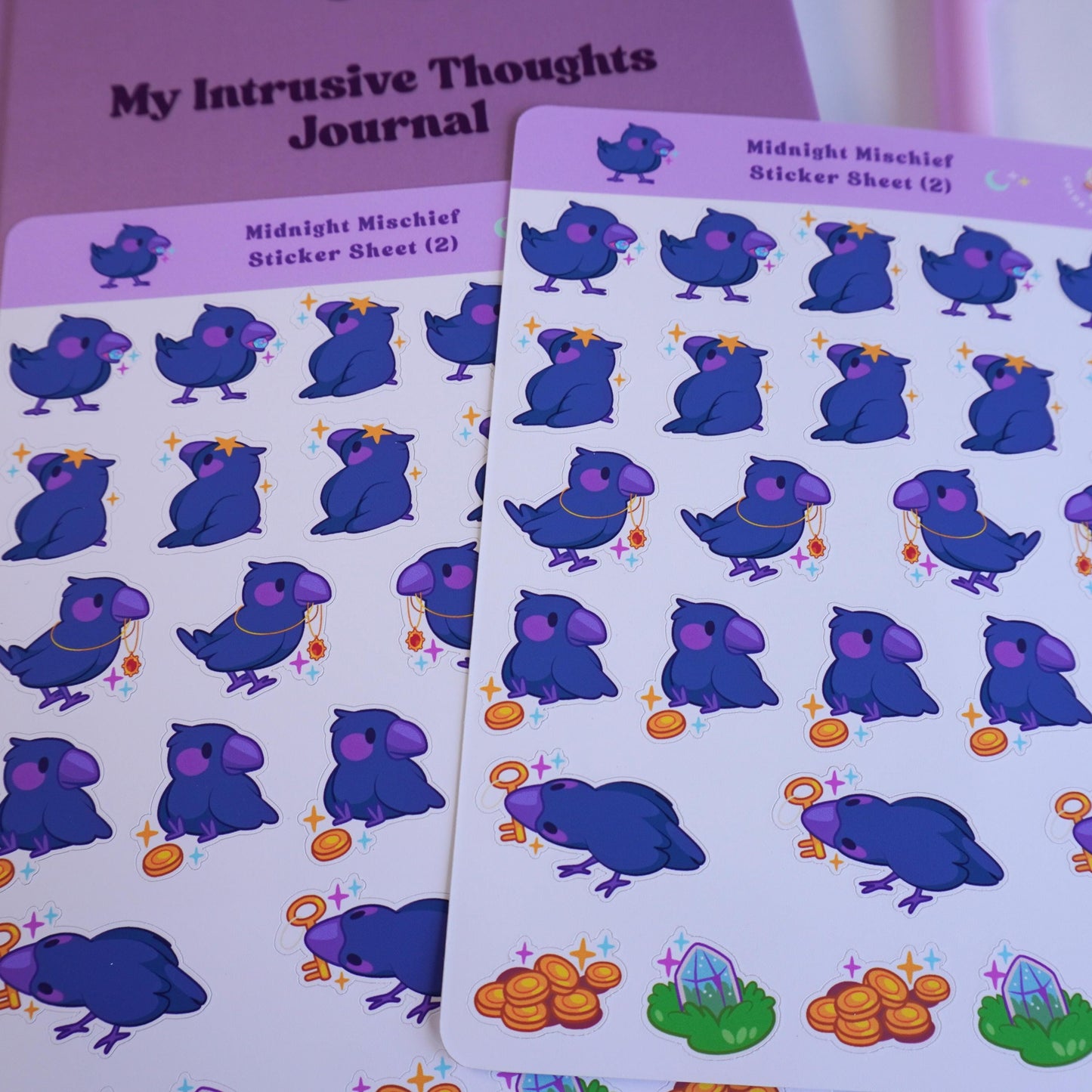 Midnight Mischief (2) sticker sheet