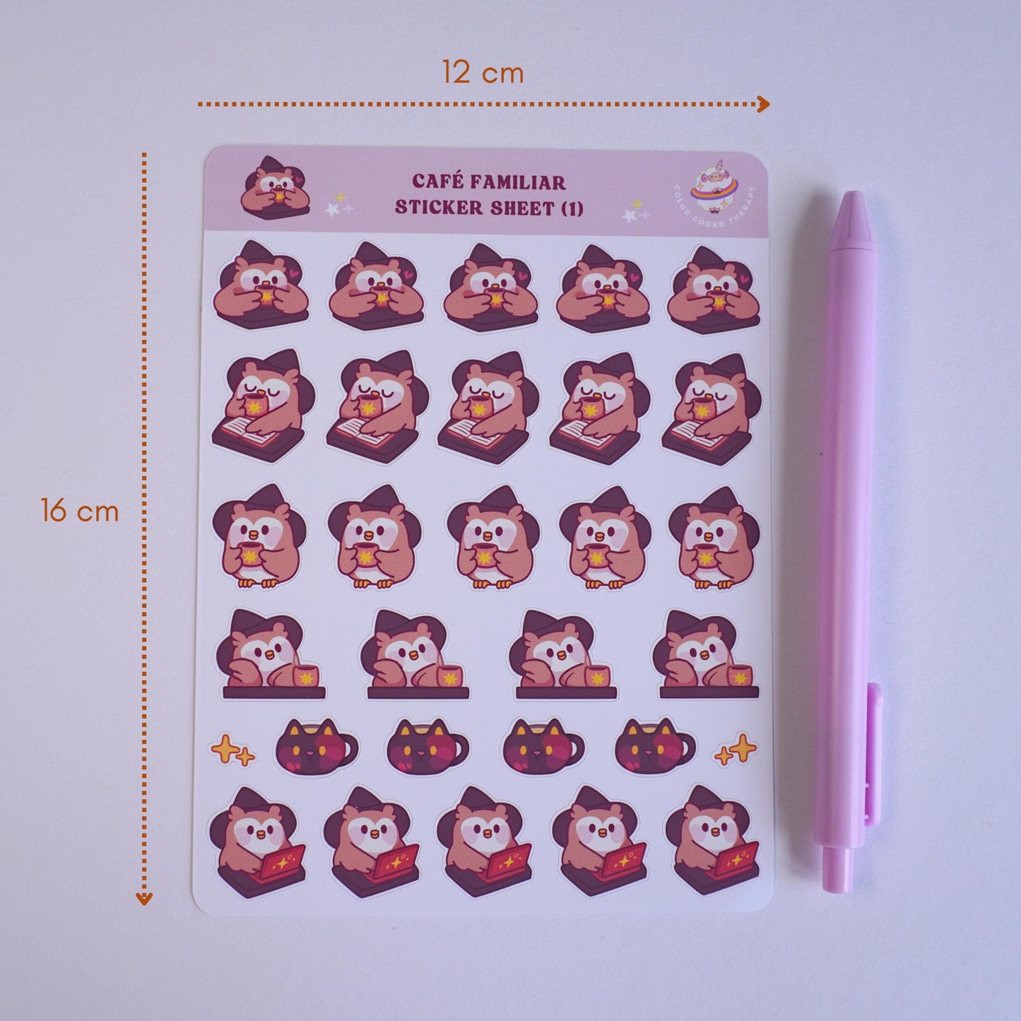Cafe Familiar (1) sticker sheet