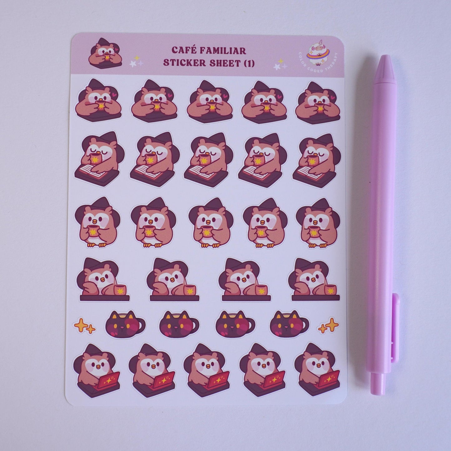 Cafe Familiar (1) sticker sheet