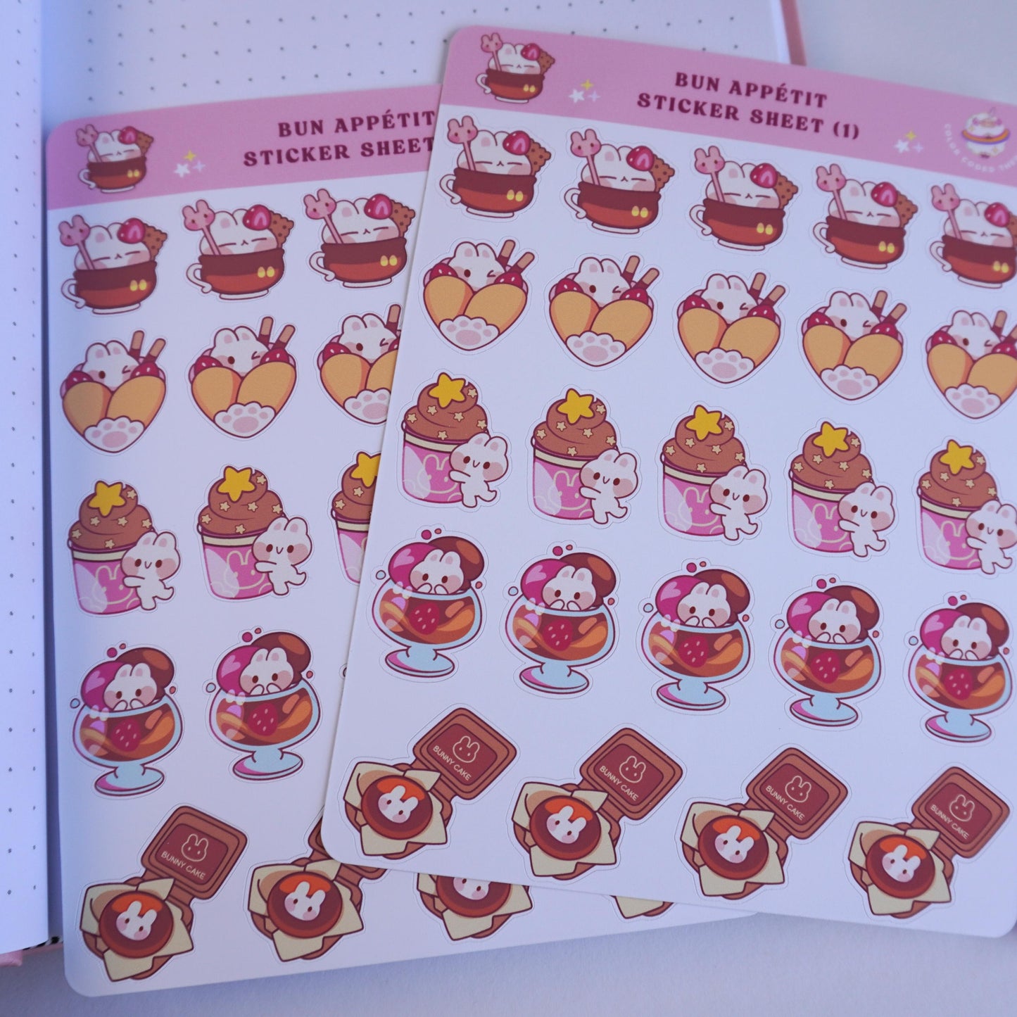 Bun appetit (1) sticker sheet