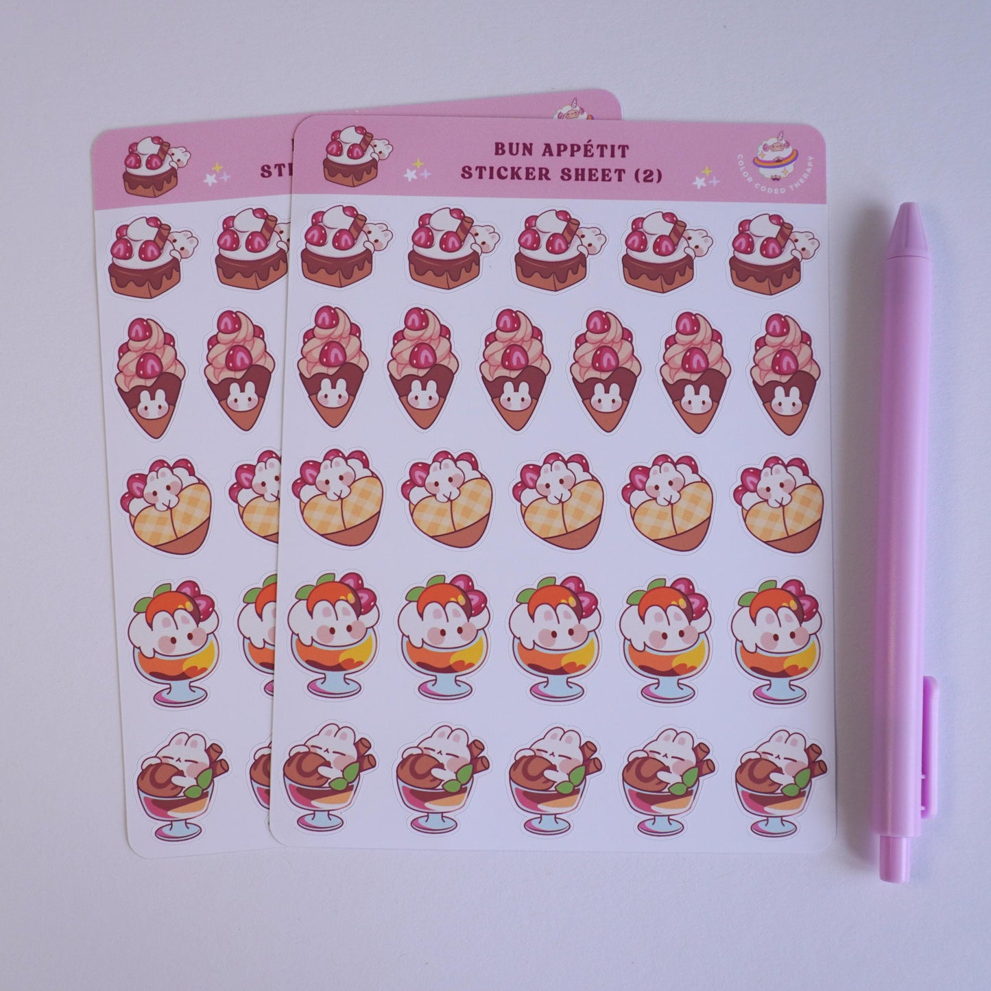 Bun appetit (2) sticker sheet