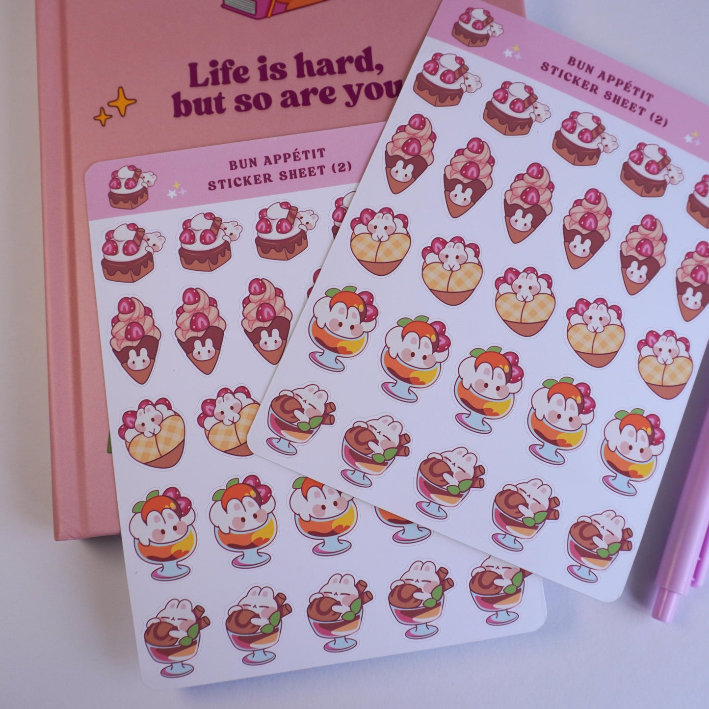Bun appetit (2) sticker sheet