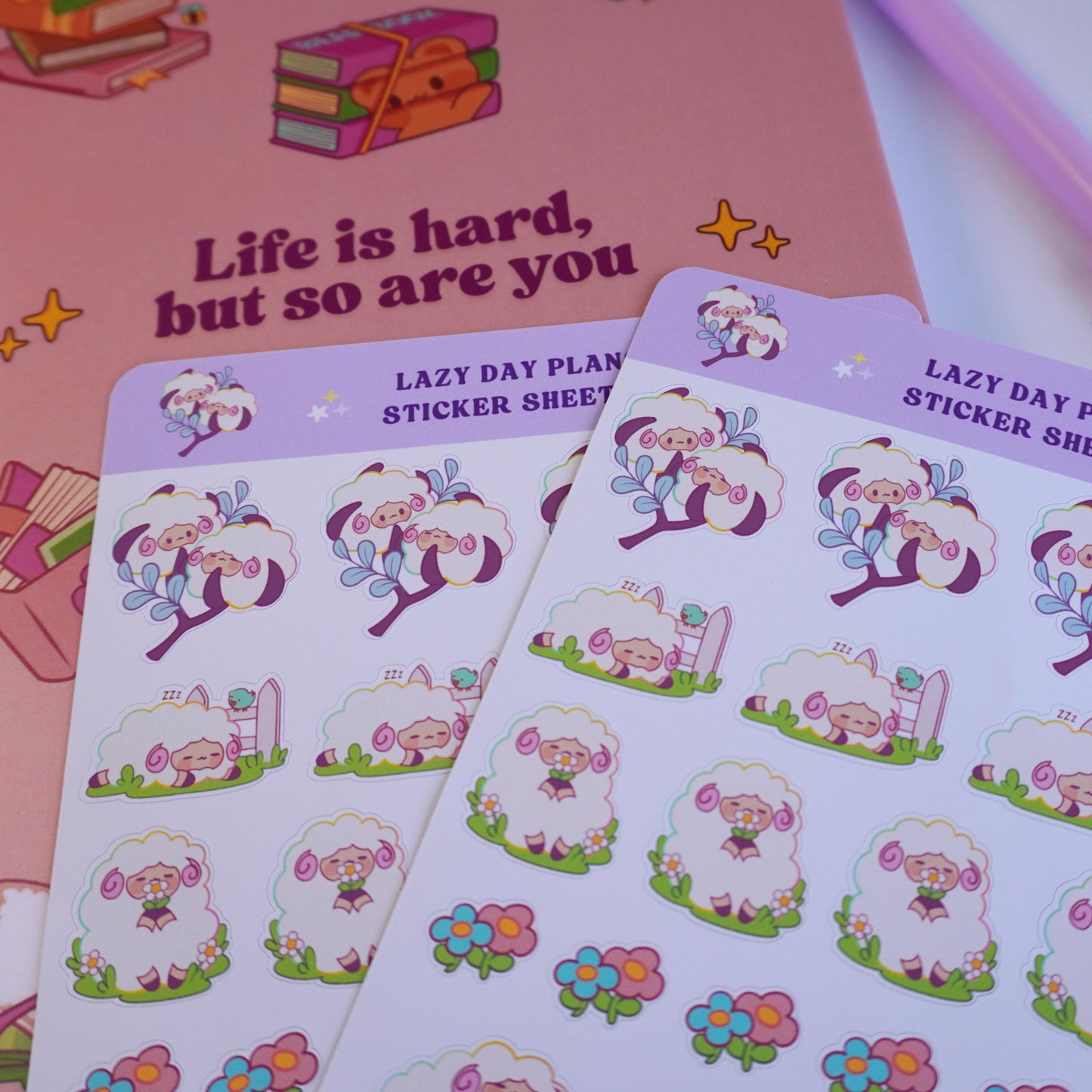 Lazy Day Plans (1) sticker sheet