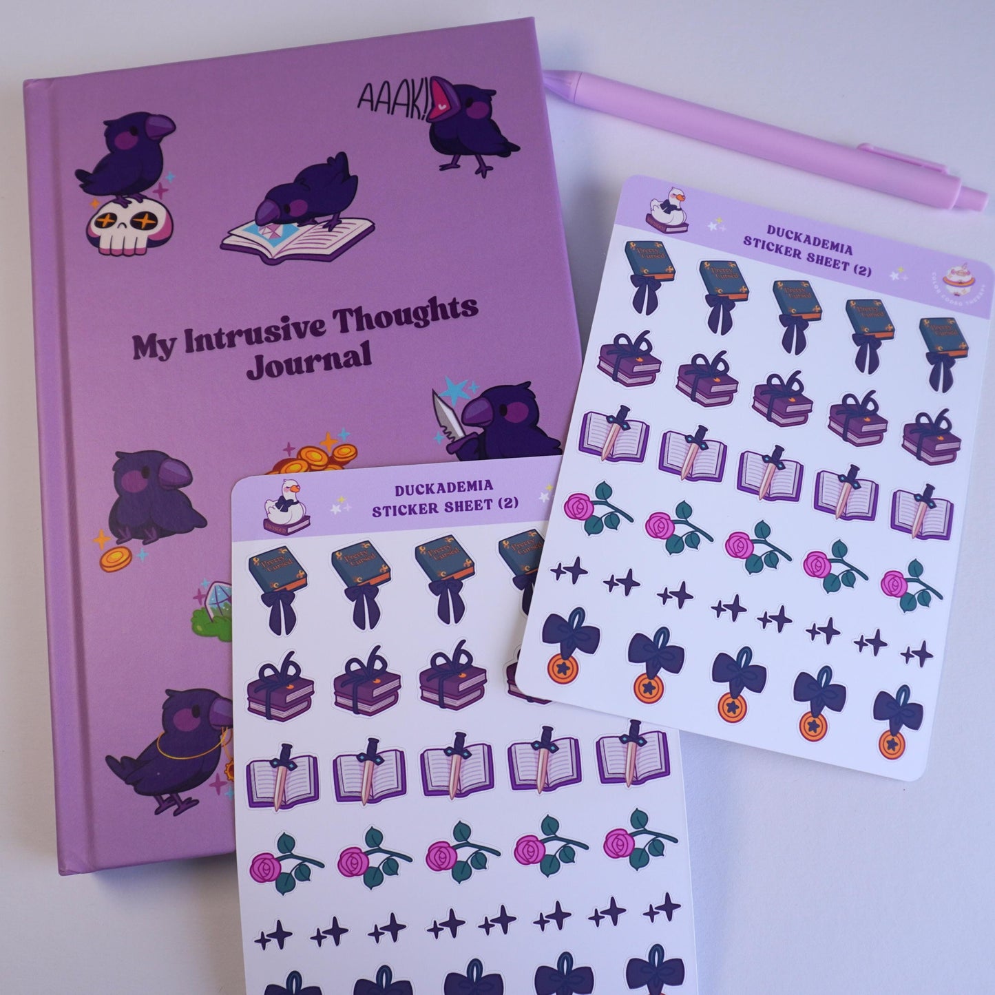 Duckademia (2) sticker sheet