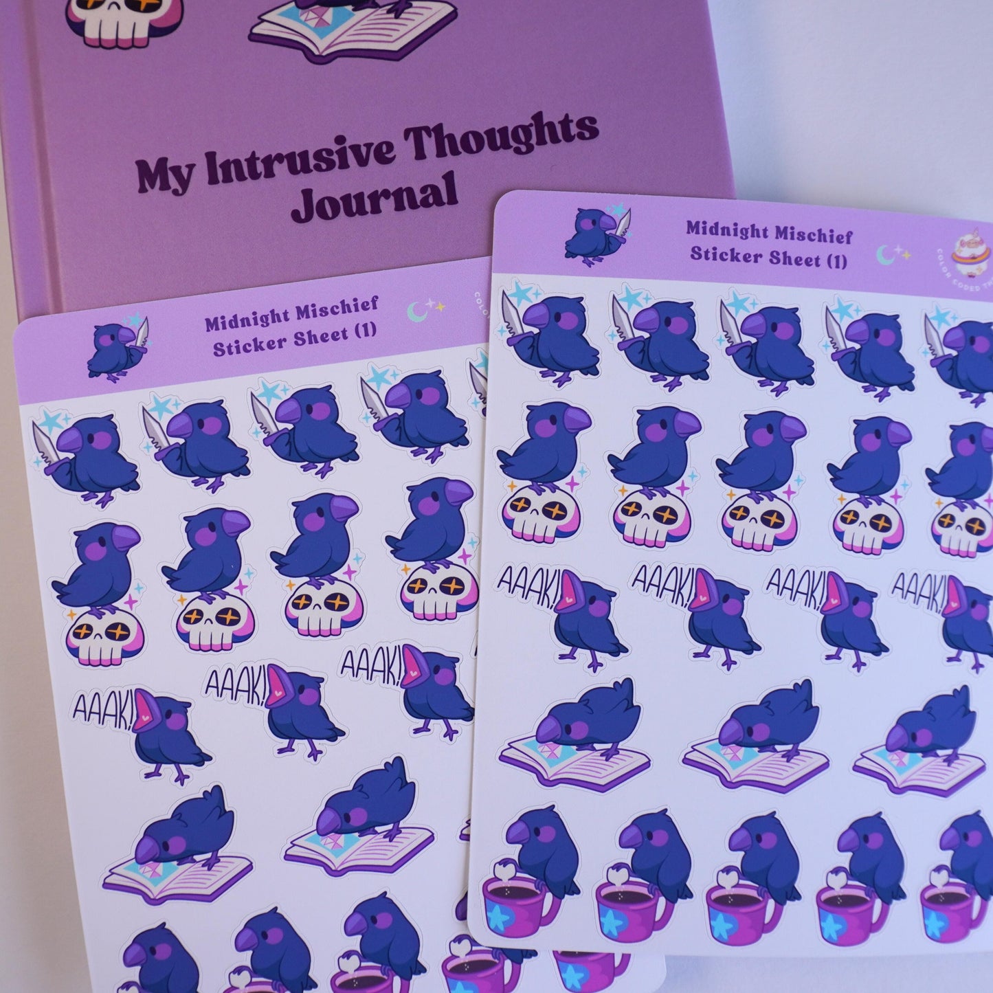 Midnight Mischief (1) sticker sheet