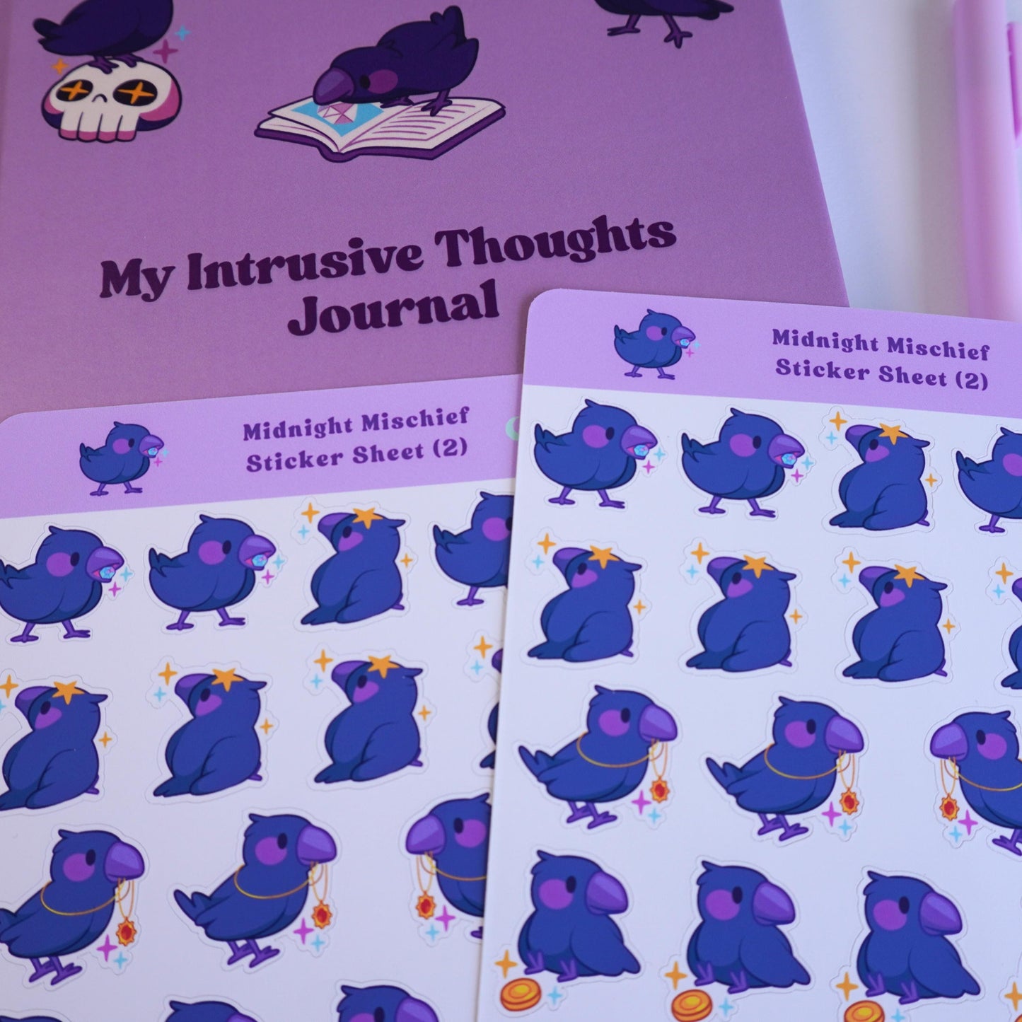 Midnight Mischief (2) sticker sheet