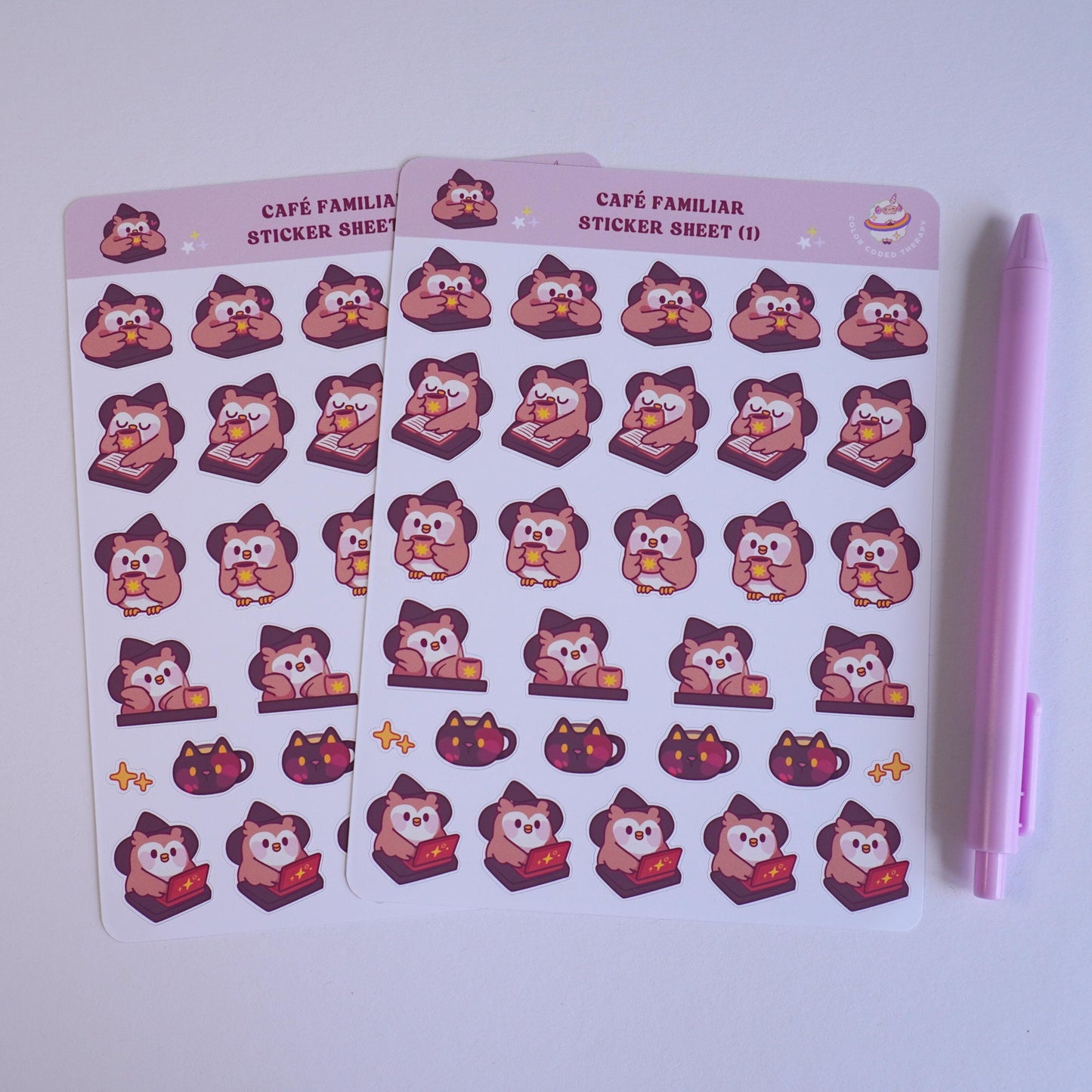 Cafe Familiar (1) sticker sheet