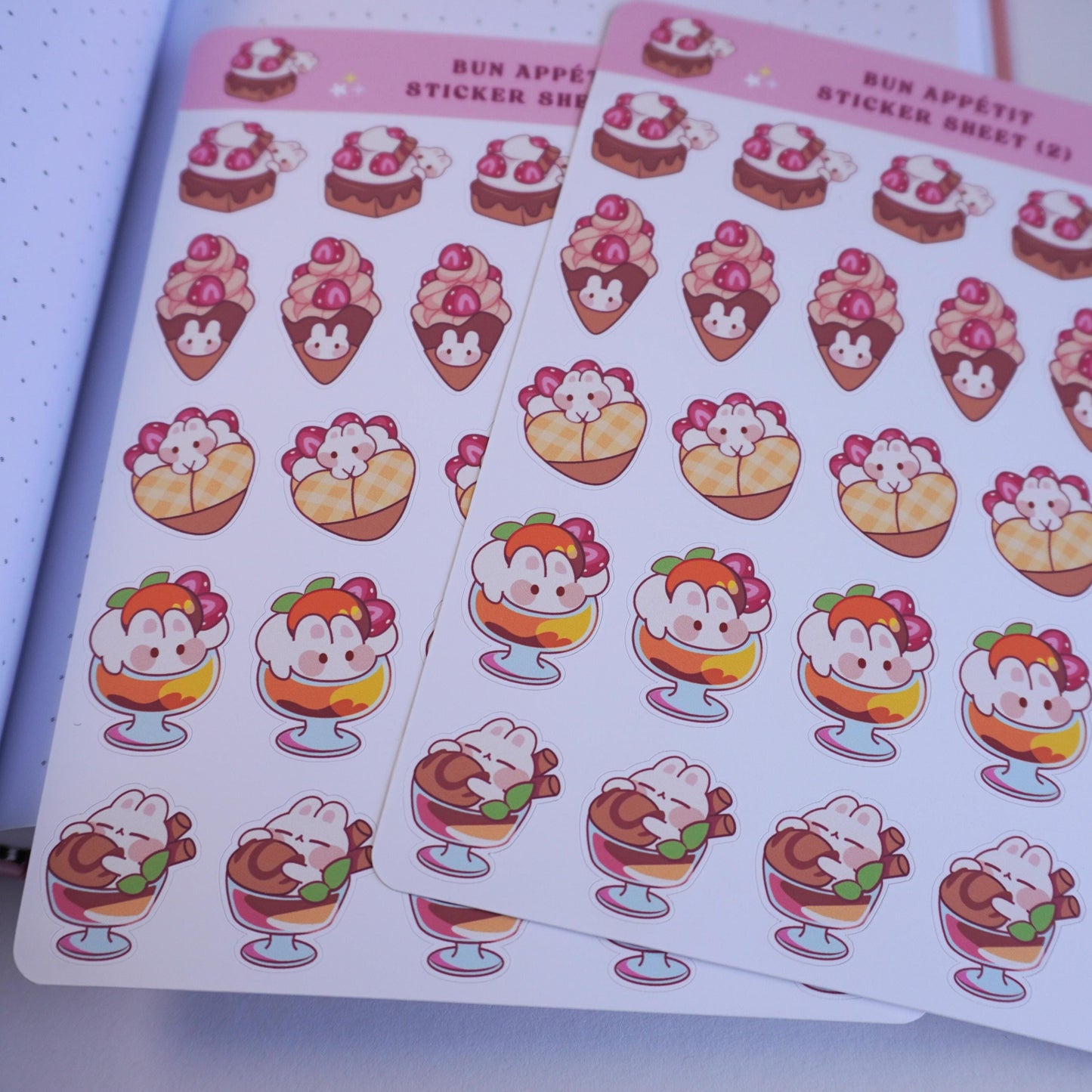 Bun appetit (2) sticker sheet