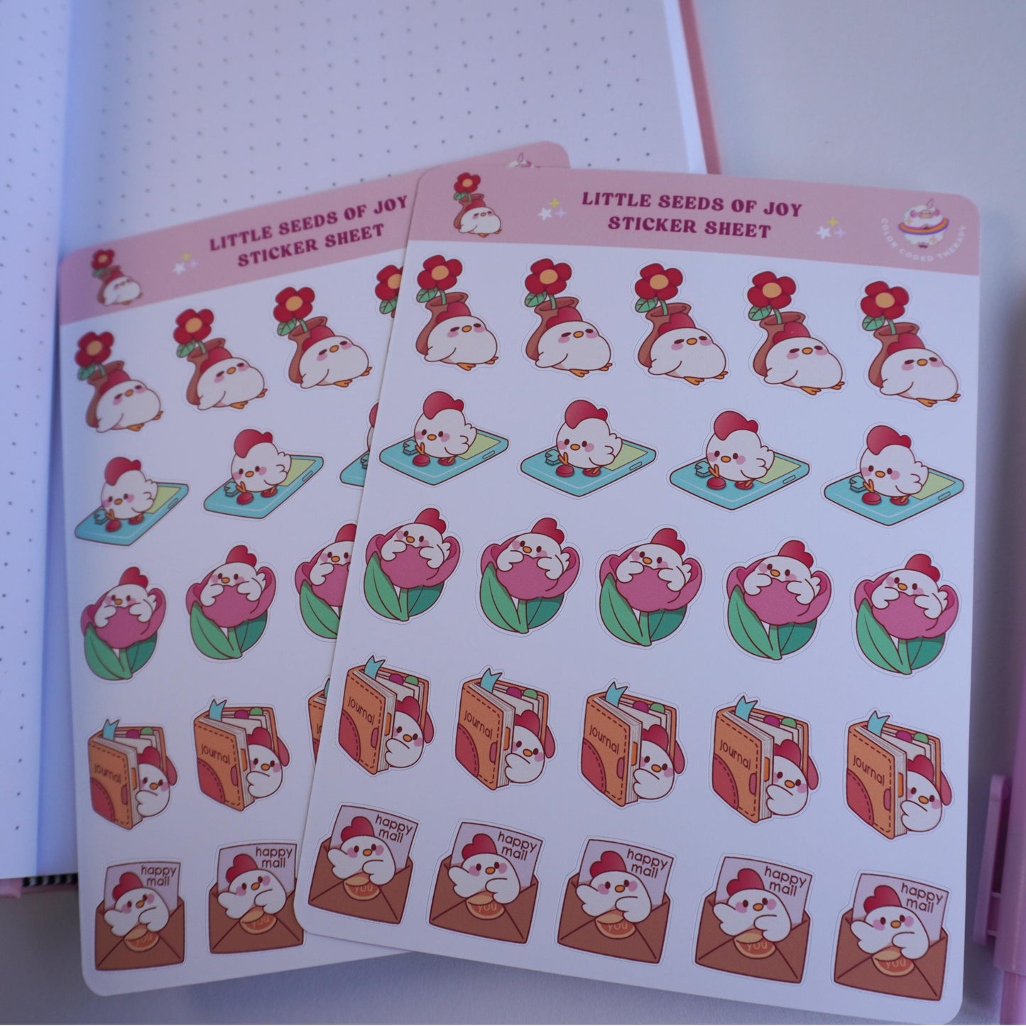 Little Seeds of Joy sticker sheet