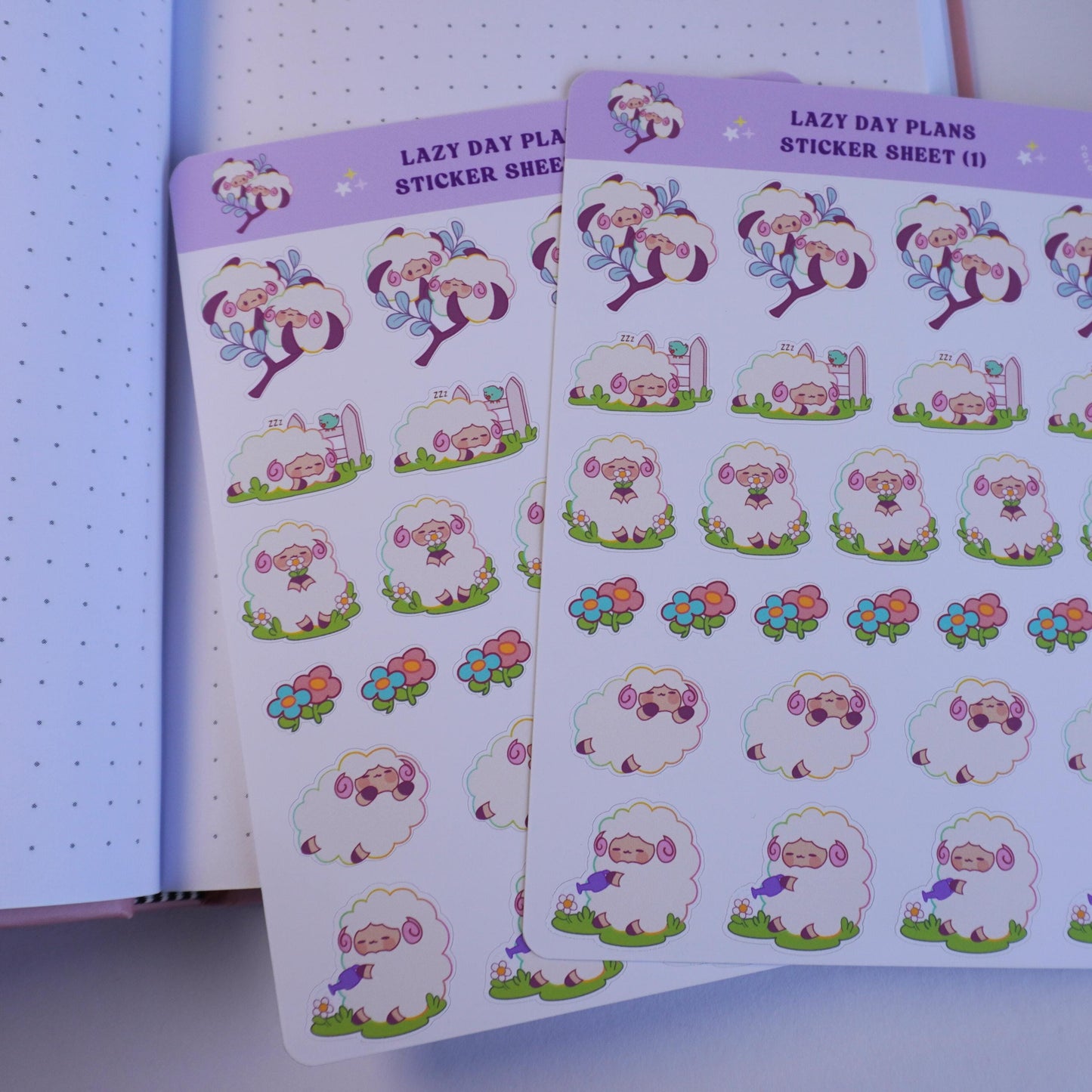 Lazy Day Plans (1) sticker sheet