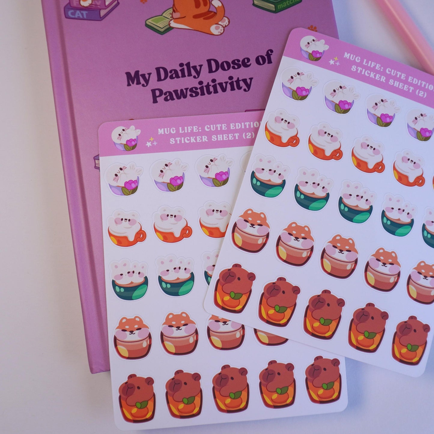 Mug Life: Cute Edition (2) sticker sheet
