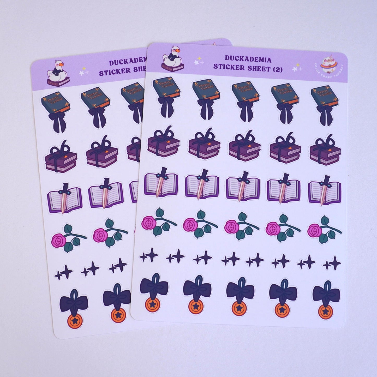 Duckademia (2) sticker sheet