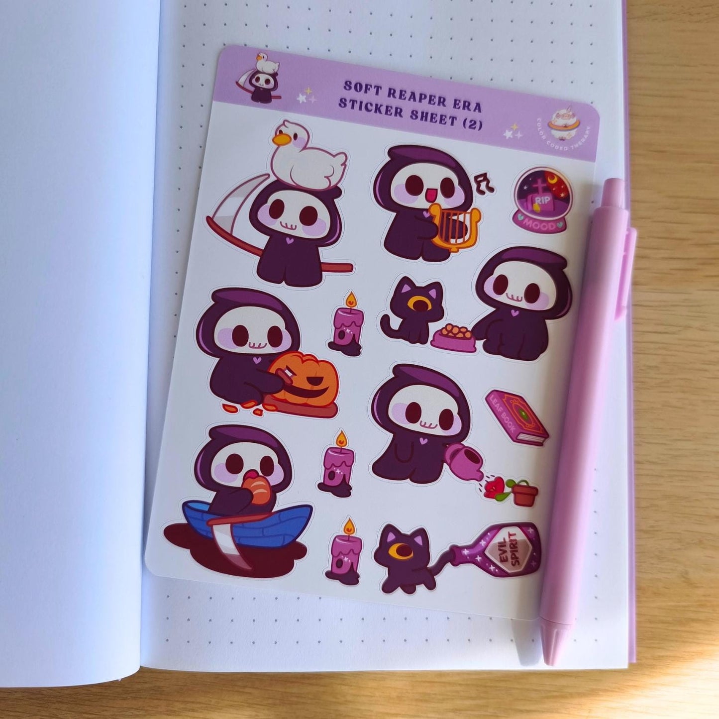 Soft reaper era (2) sticker sheet