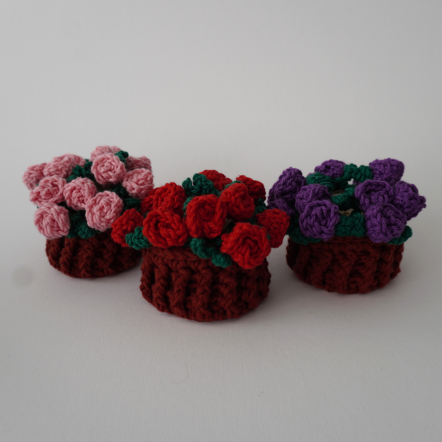 Crochet coasters