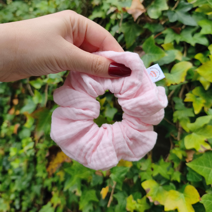 Pastelroze scrunchie