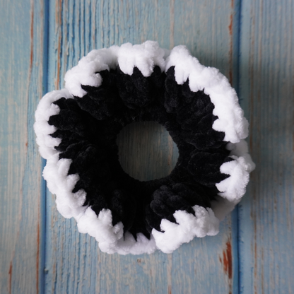 Elegant hues crochet scrunchies