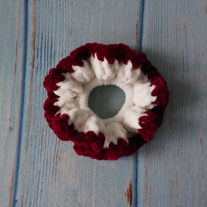 Elegant hues crochet scrunchies