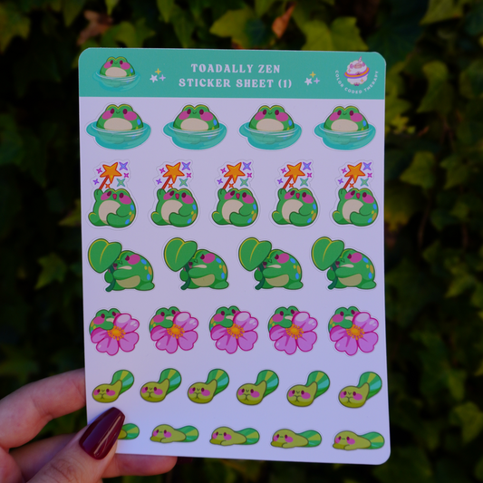 Toadally Zen (1) stickervel