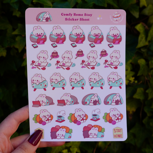 Comfy Home Stay stickervel
