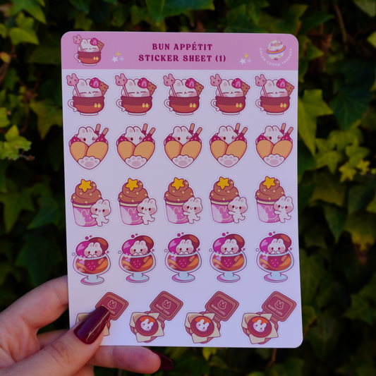 Bun appetit (1) sticker sheet