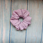 Pastel purple scrunchie