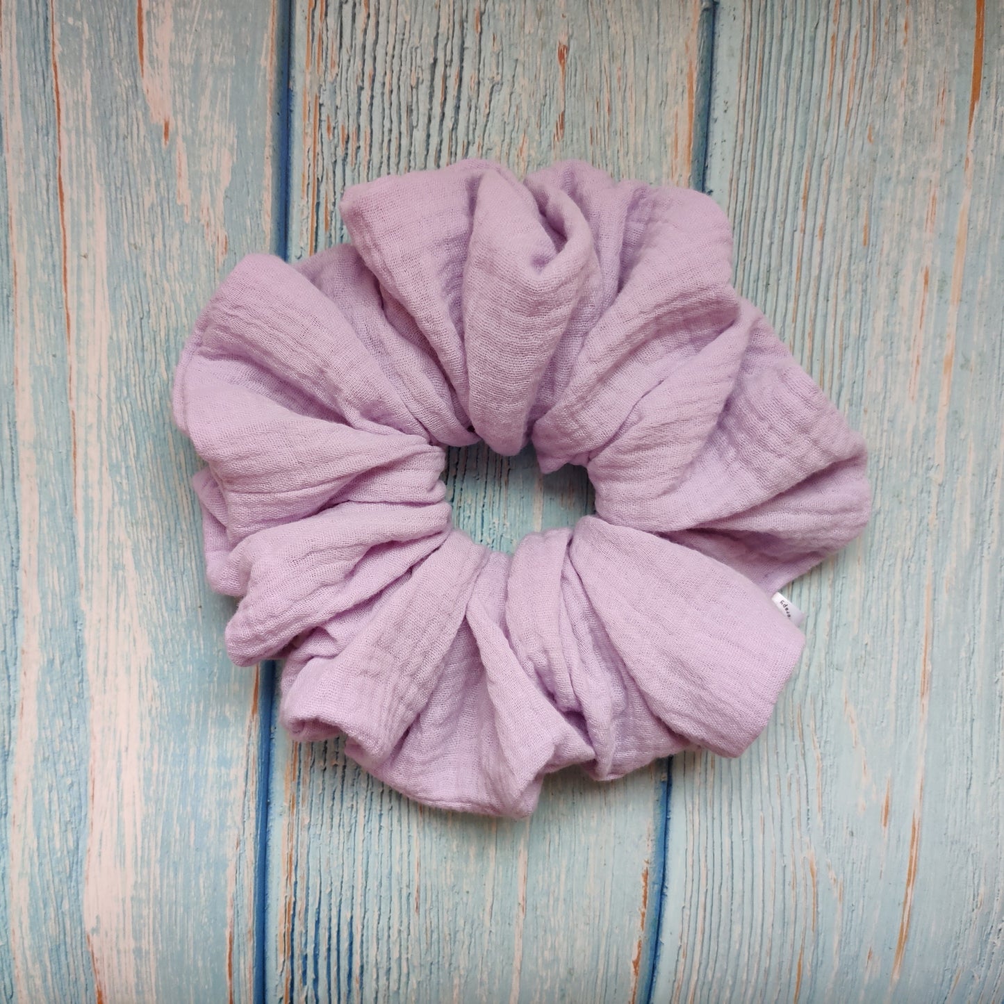 Pastel purple scrunchie