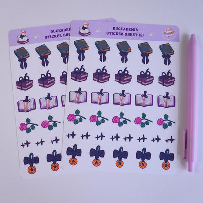 Duckademia (2) sticker sheet