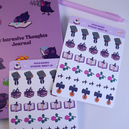 Duckademia (2) sticker sheet