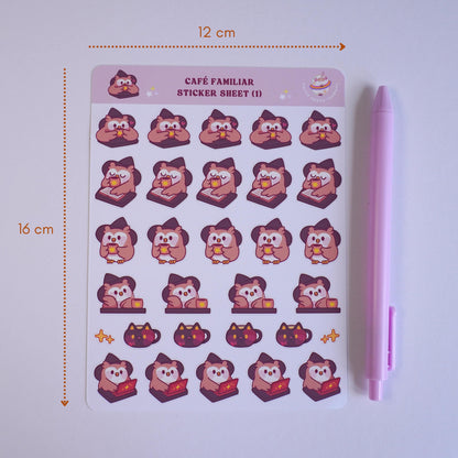 Cafe Familiar (1) sticker sheet