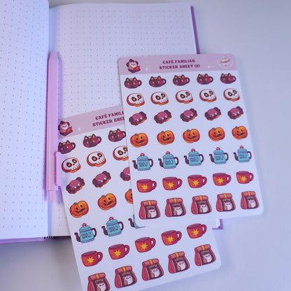 Cafe Familiar (2) sticker sheet