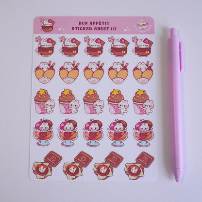 Bun appetit (1) sticker sheet