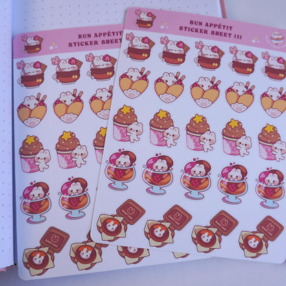 Bun appetit (1) sticker sheet