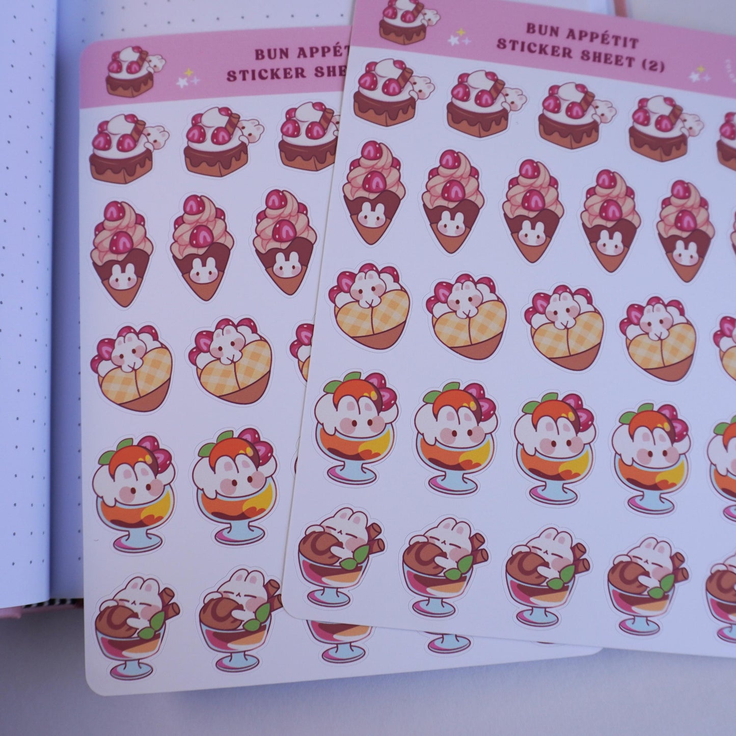 Bun appetit (2) sticker sheet