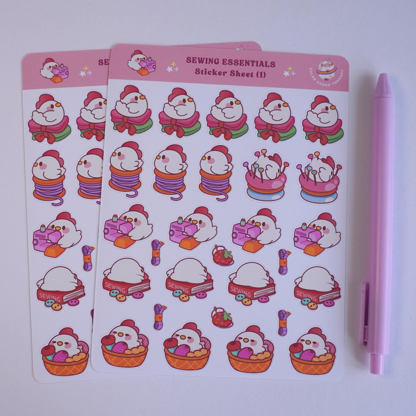 Sewing Essentials (1) sticker sheet