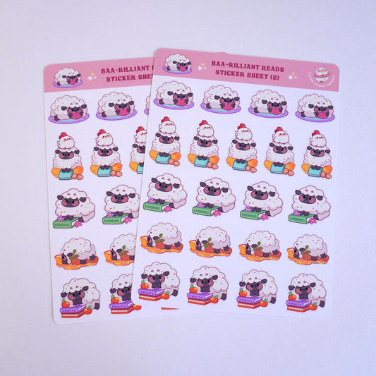 Baa-rilliant Reads (2) sticker sheet
