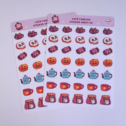 Cafe Familiar (2) sticker sheet
