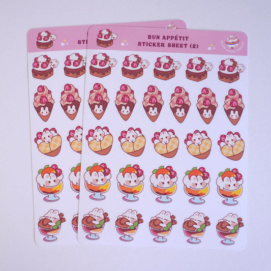 Bun appetit (2) sticker sheet