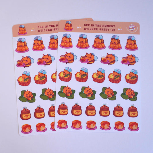 Bee in the Moment (2) sticker sheet