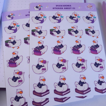 Duckademia (1) sticker sheet
