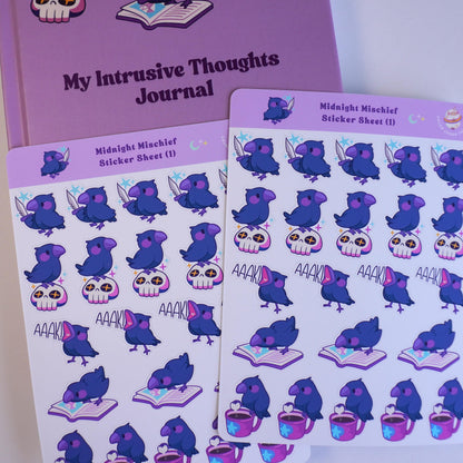 Midnight Mischief (1) sticker sheet