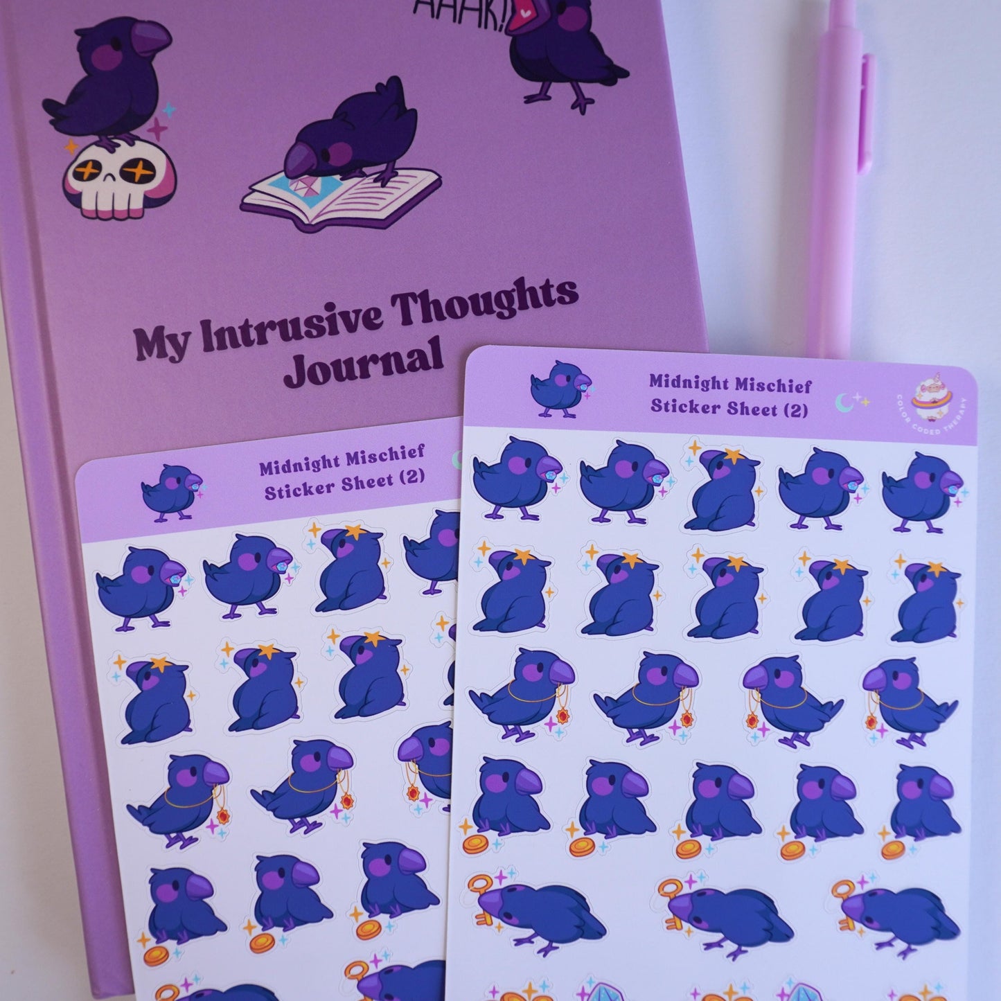 Midnight Mischief (2) sticker sheet