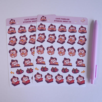 Cafe Familiar (1) sticker sheet