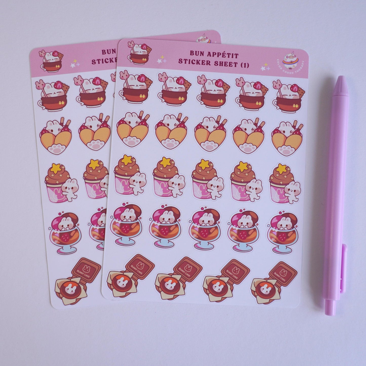 Bun appetit (1) sticker sheet