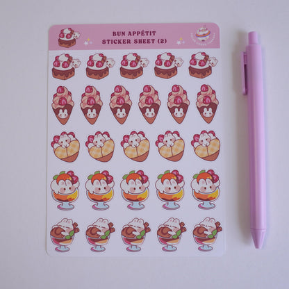 Bun appetit (2) sticker sheet
