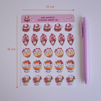 Bun appetit (2) sticker sheet